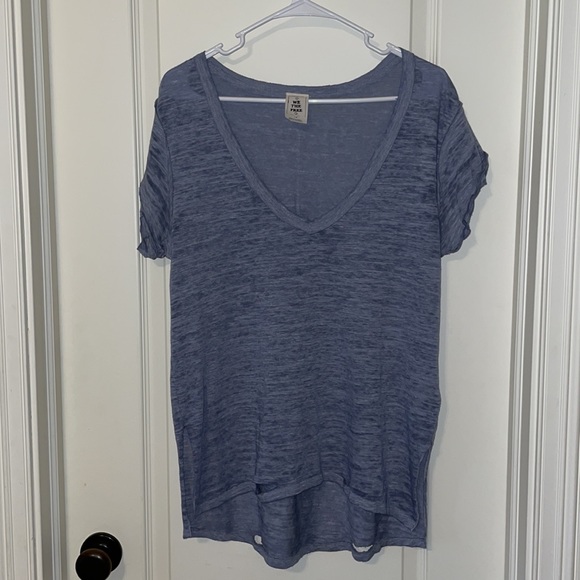 Distressed Free People V-neck Tee - Picture 3 of 5